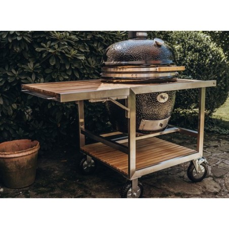 Kamado Monolith LeCHEF Pro Série 2.0 Noir 55 cm